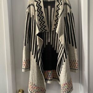 Southwester style open cardigan by Frazzle